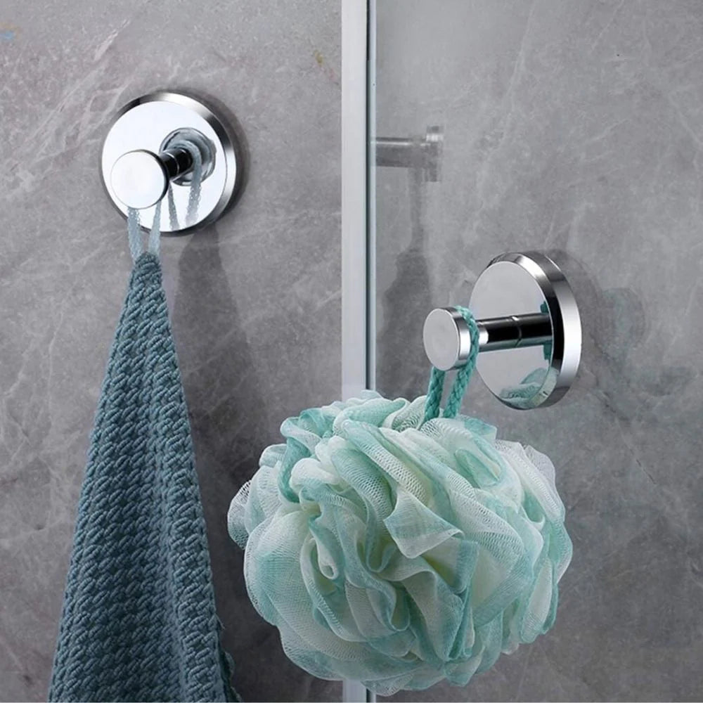 Crochets muraux de qualité supérieure - Fixation ultra-résistante sans perçage (2+2 GRATUITS)