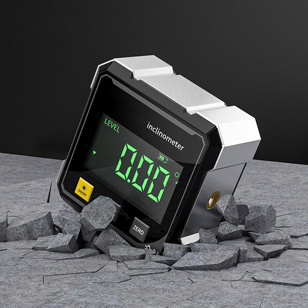 Nivel angular magnético digital por láser