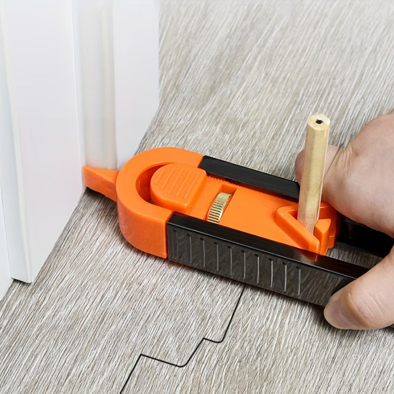 Sats med mätverktyg och konturmätare för träbearbetning