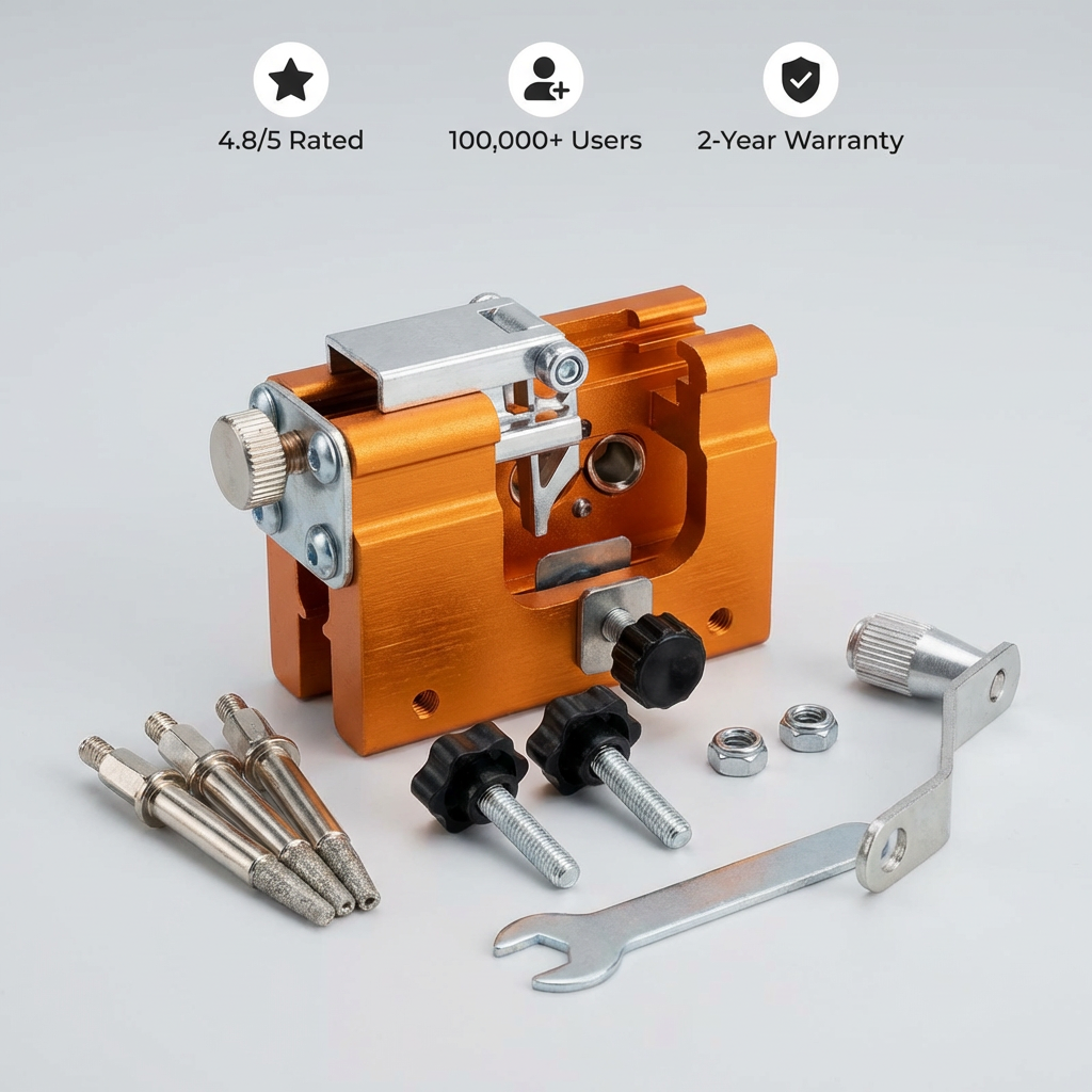 Kit de afilado de motosierras (3 cabezales)